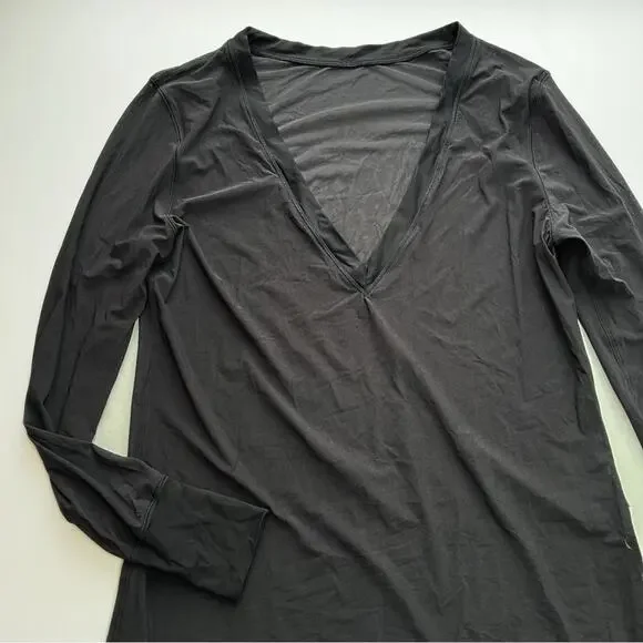 Lululemon Get Low Long Sleeve Top Black - Picture 7 of 12